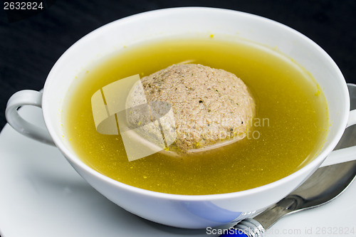 Image of liver dumpling soup