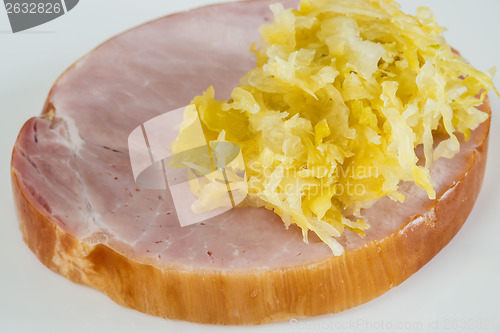 Image of Cutting kale for German Sauerkraut