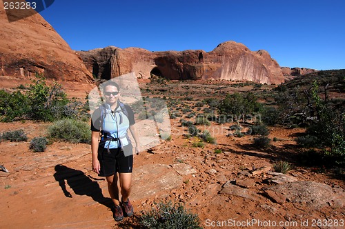 Image of Female hiker