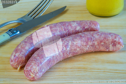 Image of German sausage Bratwurst
