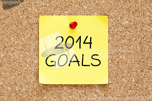 Image of Goals 2014 Sticky Note