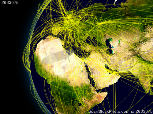 Image of EMEA region connections