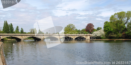 Image of Serpentine lake, London