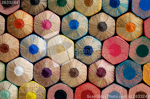 Image of Color Pencils Background