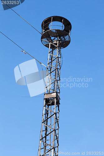 Image of optical fiber communication tower 