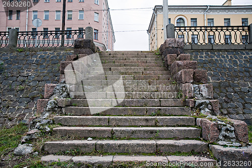 Image of old stone staircase