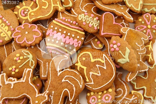 Image of easter gingerbread cookies - czech tradition 