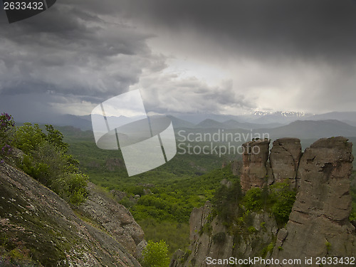 Image of Bulgarian wonders - a beautiful view - phenomenon of Belogradchik rocks