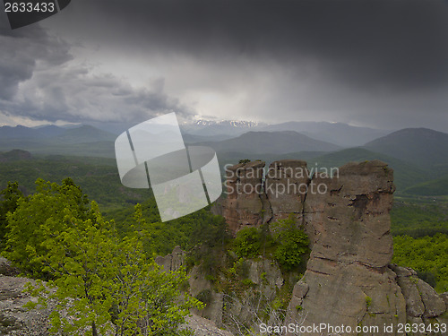 Image of Bulgarian wonders - a beautiful view - phenomenon of Belogradchik rocks