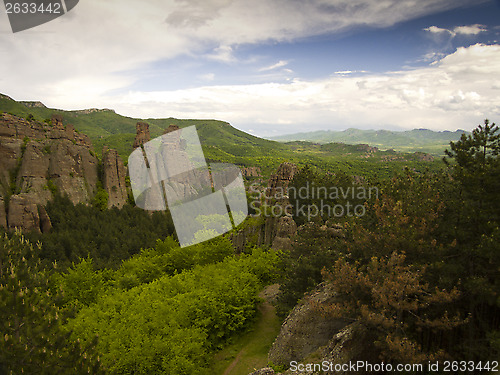 Image of Bulgarian wonders - a beautiful view - phenomenon of Belogradchik rocks