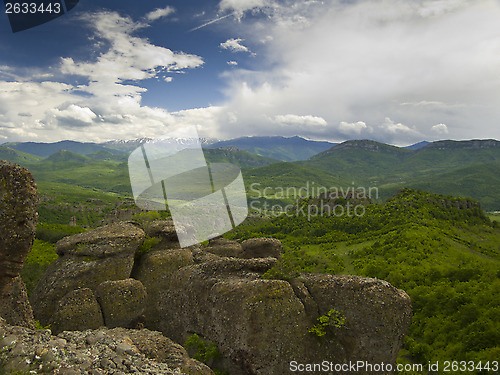 Image of Bulgarian wonders - a beautiful view - phenomenon of Belogradchik rocks