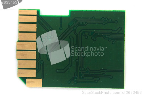 Image of inside of SD card 