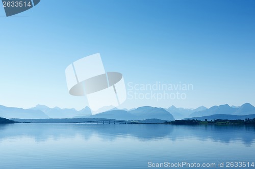 Image of Remote view at the Atlantic Ocean Road, Norway.