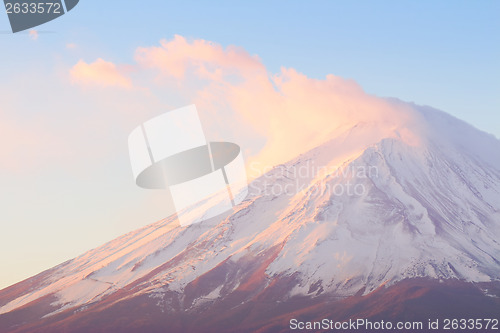 Image of Mountain Fuji at morning 