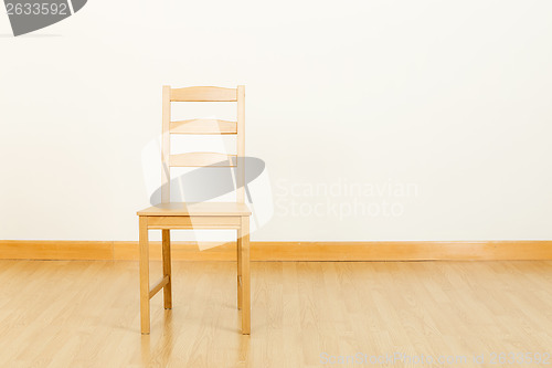 Image of Wooden chair at home