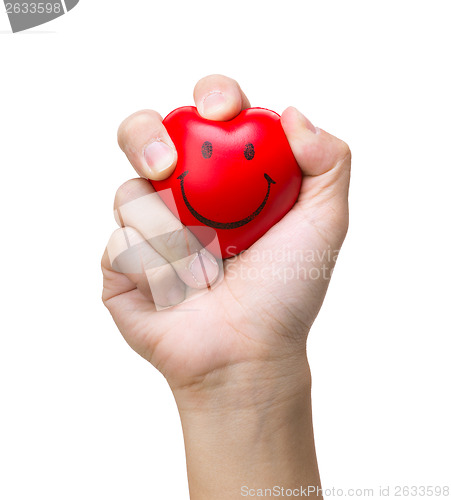 Image of Hand squeezing a stress ball