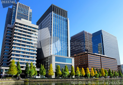 Image of Tokyo financial district