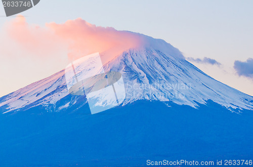 Image of Mountain Fuji during sunrise