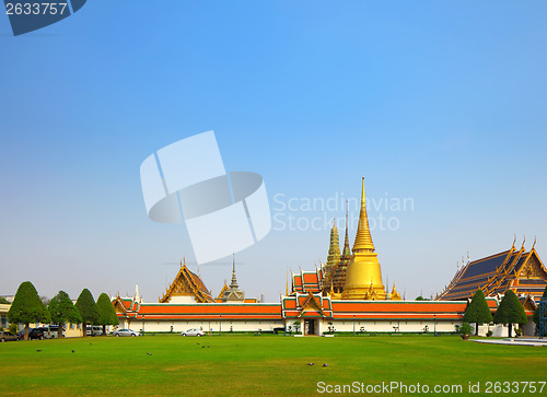 Image of Wat pra kaew, Grand palace in Thailand