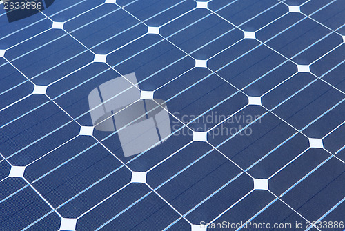 Image of Closeup of solar panel 