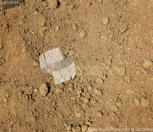 Image of Dry agricultural brown soil 