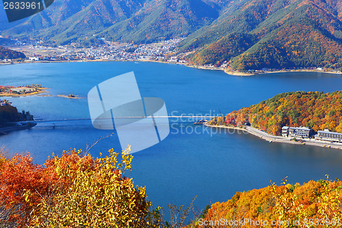 Image of Lake kawaguchi in Japan