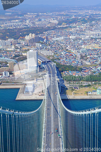 Image of Top of Akashi Kaikyo Bridge