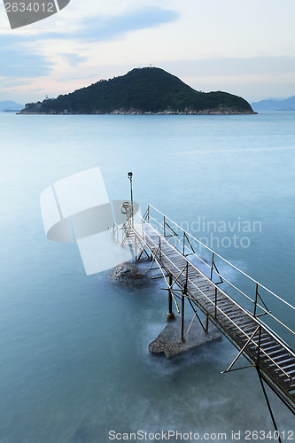 Image of Jetty and seascape