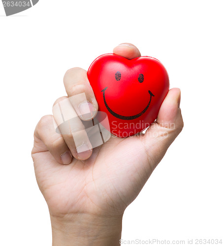 Image of Hand squeezing a stress ball