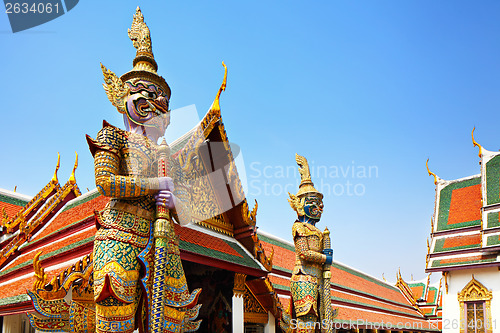 Image of Statue sculpture in the Grand Palace