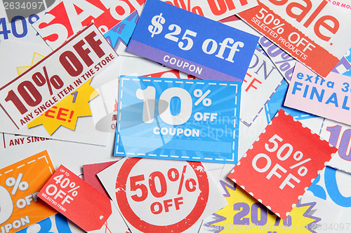 Image of Shopping coupons