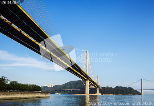 Image of Suspension bridge in Hong Kong