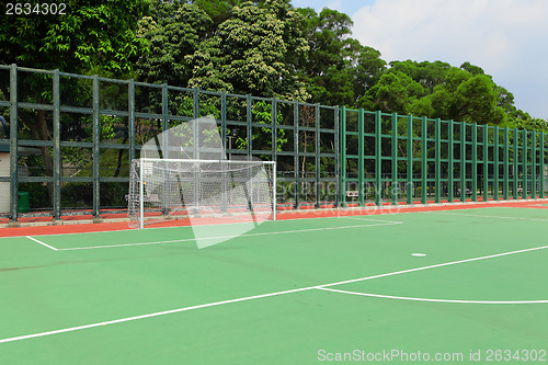 Image of Soccer field and gate