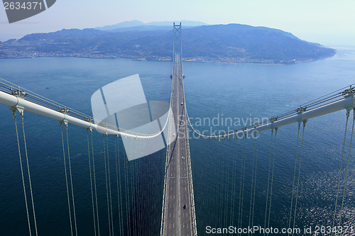 Image of Suspension bridge connect with Kobe and Awaji