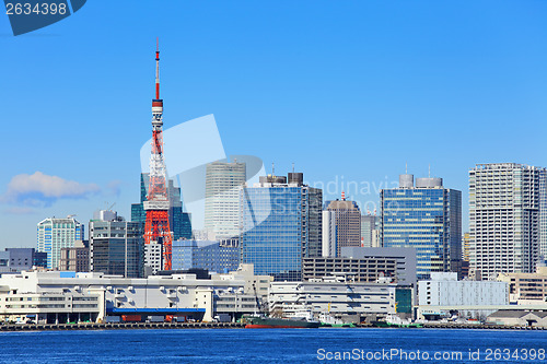 Image of Toyko bay in sunny day