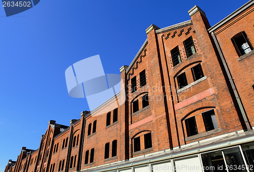 Image of Red brick warehouse in yokohama