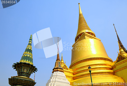 Image of Golden pagoda in the Grand Palace