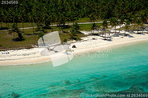 Image of Paradise beach from above