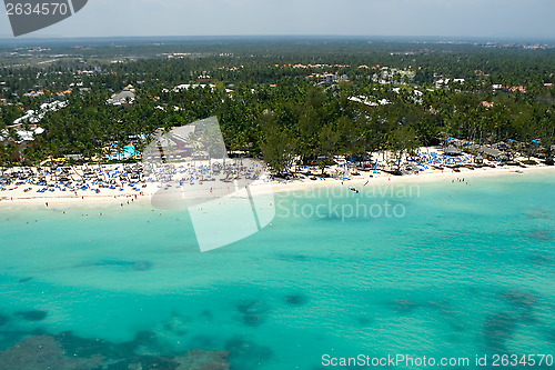 Image of Paradise beach in caribbean