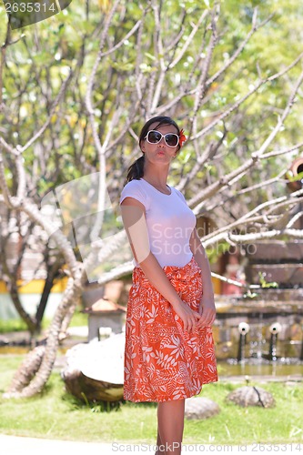 Image of spa treatment at tropical resort