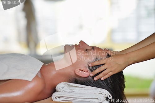 Image of woman in spa