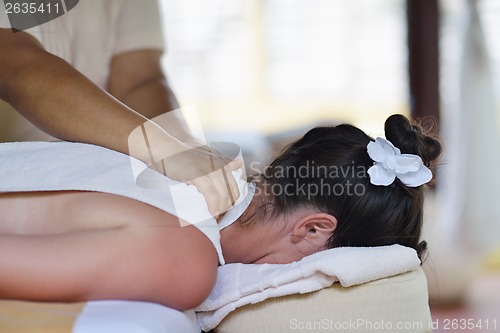 Image of woman in spa