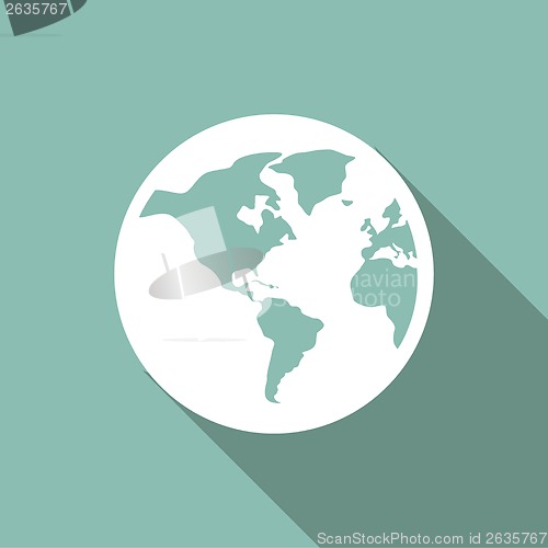 Image of Eco Flat Icon