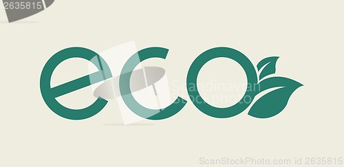 Image of Eco Flat Icon