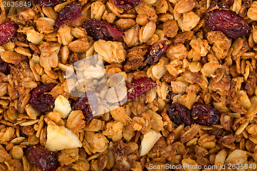 Image of Healthy homemade granola or muesli