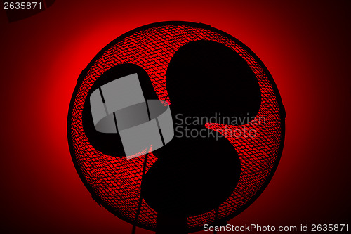 Image of silhouette fan