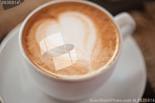 Image of Coffee heart shape