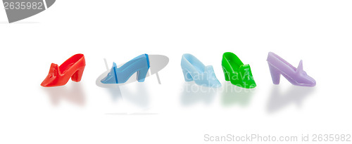 Image of Small plastic toy shoes