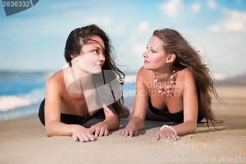 Image of Two attractive women