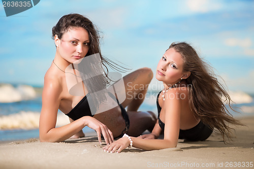 Image of Two sexy women